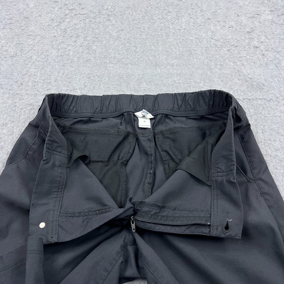 Duluth Pants Womens 16 Black Dry on the Fly Wide Leg Capris Nylon Hiking Outdoor - Picture 2 of 15